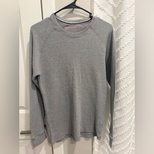 Sun + Stone Grey Textured Knit Sweater